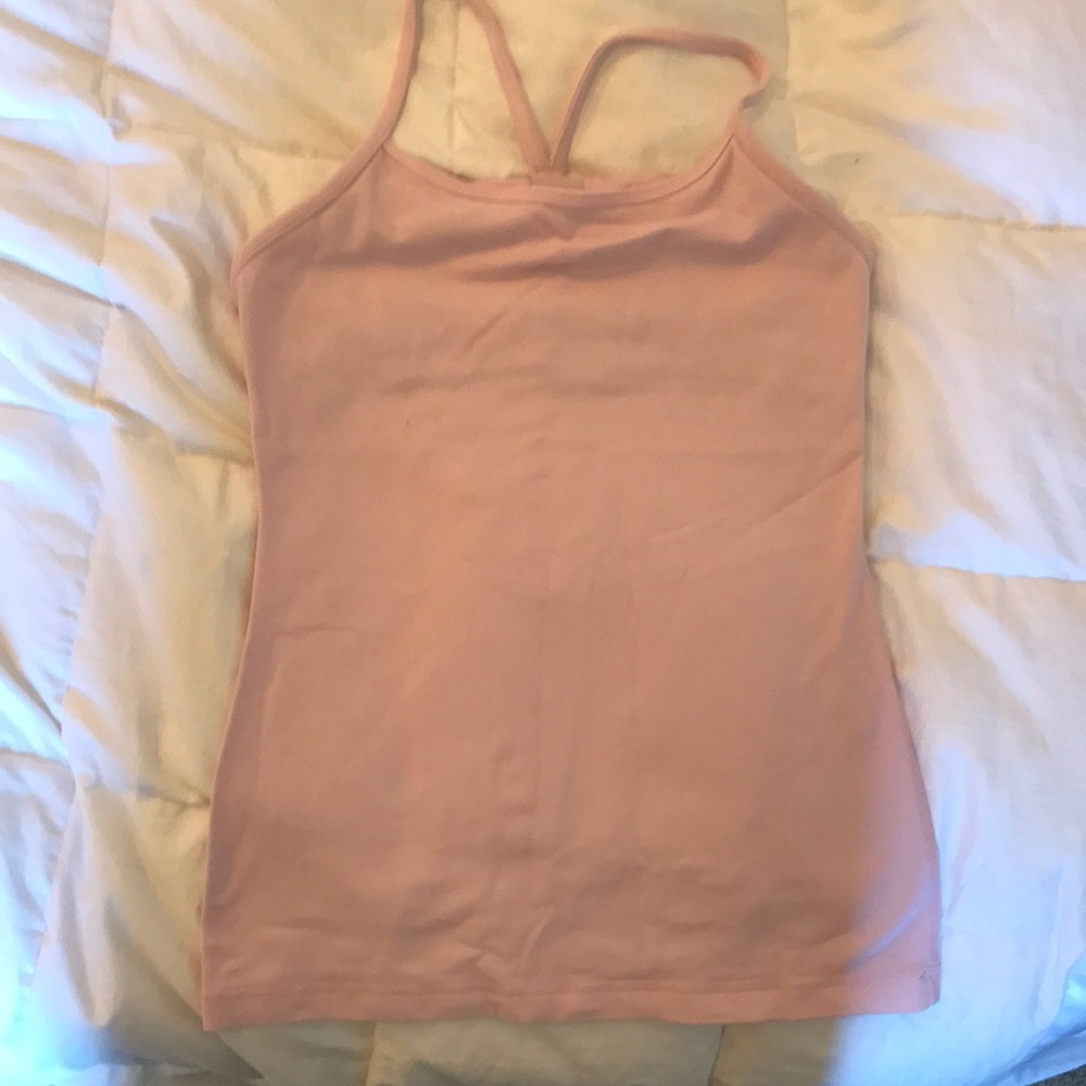 Light pink lululemon tank